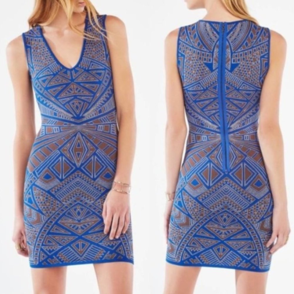 BCBG MaxAzria Gari Jacquard Dress - Picture 1 of 7